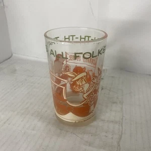 Vintage Warner Bros 1974 Looney Tune Glass Thats All Folks Bugs Bunny - Picture 1 of 7