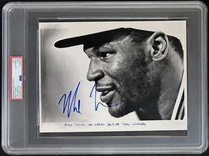 Mike Tyson Signed Original 1987 Type 1 Photograph PSA/DNA Tor Lindseth - Picture 1 of 4