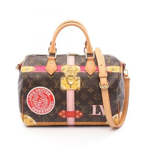LOUIS VUITTON Speedy Bandouliere 30 Shoulder Handbag M41386 Monogram used canvas - Bild 1 von 10