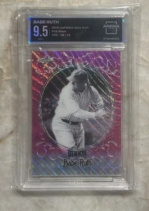 2019 Leaf Metal Babe Ruth Pink Wave #49 /15 - Picture 1 of 3