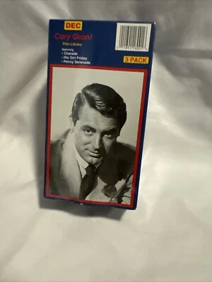 Cary Grant VHS, Charade, His Girl Friday, Penny Serenade New/Sealed 3 Pack-03 - Image 1 of 4