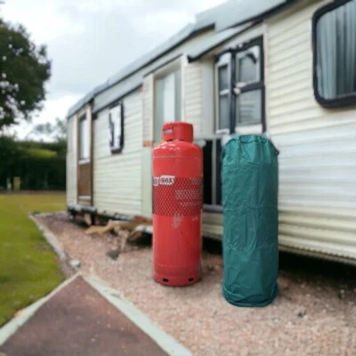 APACHE Nuovo Copri bombola gas esterno 47KG resistente alle intemperie caravan casa mobile bombola gas