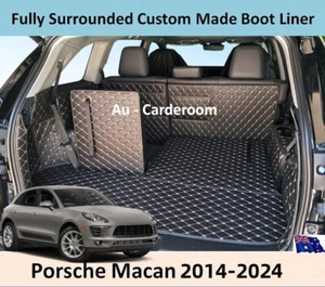 For Porsche Macan 2014-2024 Custom Made Trunk Boot Mats Liner Cargo Mat Cover - Picture 1 of 16