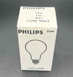 Philips 75A21 12V 75W 12V Replacement Bulb NEW