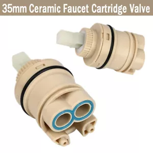 35mm Ceramic Tap Cartridge Mixer Valve Core For Shower Bathroom Tap Replacement - Picture 1 of 10