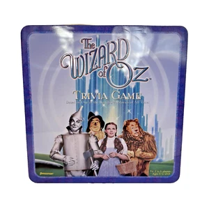 Vintage The Wizard Of Oz Trivia Game 1999 EDITION Metal Embossed Collectible Tin - Picture 1 of 9