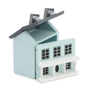 Metal Cottage Villa Ornament Decorative Props Miniature Model Dollhouses Props - Picture 1 of 8