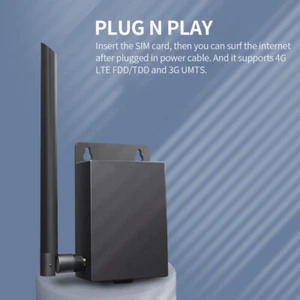 Zewnętrzny wodoodporny router 4G gniazdo karty SIM 5DBI antena uchwyt ścienny router - Zdjęcie 1 z 9