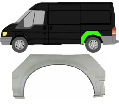 Guardabarros Para Ford Transit 2000 - 2013 Izquierda - Imagen 1 de 3