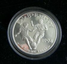 Usa Us United States Coin One Dollar 1994-S World Cup Usa 94 Silver .900