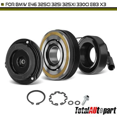 AC Compressor Clutch Kit for BMW E46 325Ci 325i 325xi 2003 330i X3 E83 2004-2005 - Image 1 of 4