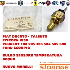 FIAT CITROEN PEUGEOT FORD BULBO SENSORE TEMPERATURA ACQUA NUOVO MARELLI 09477509 - Imagen 1 de 1