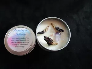 Dance In Infinity candle in a Tin Dancing in the Realm of Source Energy. - Picture 1 of 3
