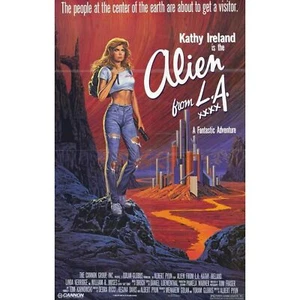 Póster de película original de Alien From L.A. 27x40 plegado auténtico almacén encontrar - Imagen 1 de 1