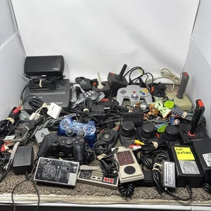 Video Game FOR PARTS OR REPAIR LOT Controllers Cables - Picture 1 of 9