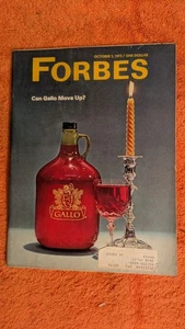 Vintage FORBES Magazine October 1, 1975, Business, FREE SHIPPING, Gallo, Economy - Picture 1 of 8