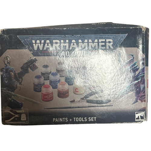 Warhammer 40K 60-12 Paints + Tools Set Citadel Miniature Paint Kit Box ...