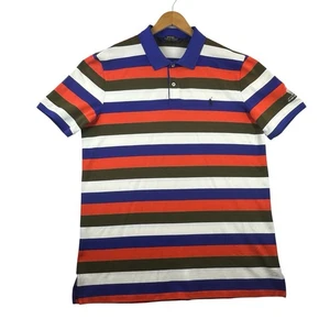 Polo Golf Ralph Lauren Camicia Performance a Righe Uomo Taglia XL Wynn Golf Club - Foto 1 di 11