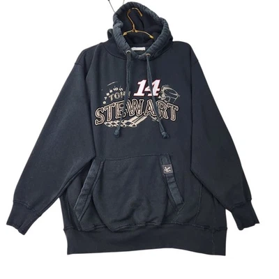 Chase Authentics Nascar Hombres Talla Grande Desteñido Negro Tony Stewart Pullover Sudadera con Capucha Foto 1 de 4