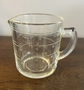 Anfang 20er Jahre Pyrex Messbecher selten erhaben geprägte Buchstaben makellos antik!! - Bild 1 von 7