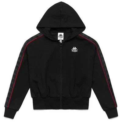 Kappa - Felpa con Zip da Donna mod: 222 banda carlise 2 cod: 32261BW - Immagine 1 di 2