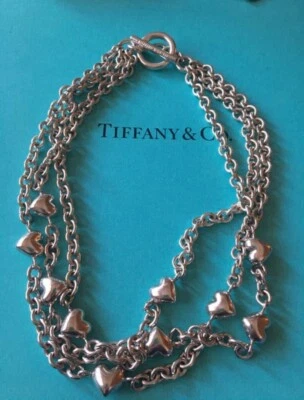 Tiffany &Co Collana Vintage con cuori puff - Immagine 1 di 3