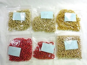 Christmas Bead Garland Acrylic Pearl Holiday Decor You Pick Length and Color - Picture 1 of 2