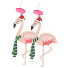  Flamingo Earrings Stud Cute Pink Bird Jewerly Clothing Pendant Girl Miss