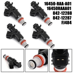 4PCS Fuel Injectors For 2003-2007 Honda Accord 2.4L 16450RAAA01 16450-RAA-A01 D1 - Picture 1 of 8