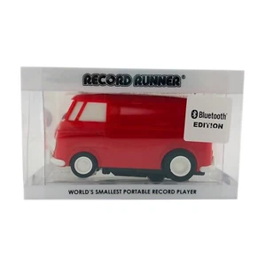 Stokyo Record Runner Record Player Volkswagen Bus Red VW Camper Blue Tooth - Picture 1 of 5