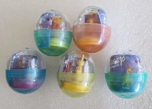 DISNEY WINNIE THE POOH & FRIENDS~DOMED BLOCK FIGURE CAPSULE COLLECTION 5 pc SET - Picture 1 of 4