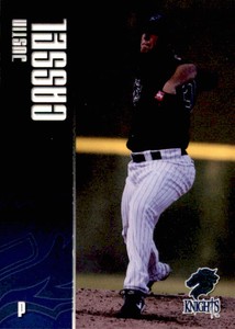 2009 Charlotte Knights Choice #3 Justin Cassel - NM Baseball Card