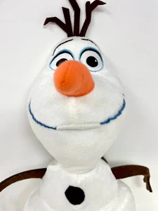 Olaf Backpack Disney Frozen White Snowman Plush Adjustable Straps Book Bag Purse - Picture 1 of 9