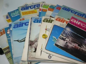 VINTAGE AIRCRAFT ILLUSTRATED MAGAZINE 1969 - 1976 Selection Please Choose - Picture 1 of 26