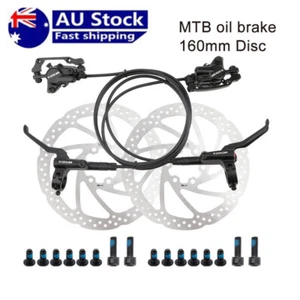 Bicycle Hydraulic Disc Brake Fits for Bike Front & Rear Cycling Oil Disc Set MTB - Picture 1 of 19