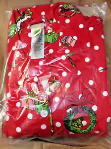 Pottery Barn Teen Grinch festlicher Flanell PJ Set rot Urlaub Pyjama groß NEU! - Bild 1 von 2