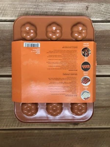 Nordic Ware Cake Pop Pan Pumpkin Mold Aluminum Nonstick Nordicware Made In USA - Picture 1 of 3