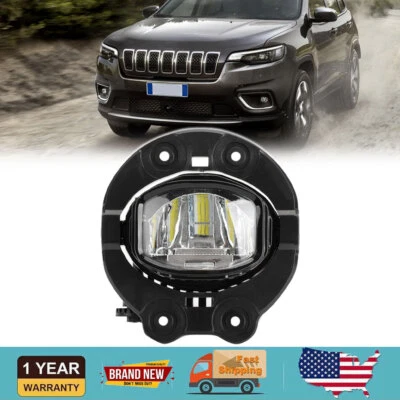 LED Driving Fog Light Lamp Left=Right For 2019-2022 Jeep Cherokee 68466265AC - Image 1 of 4
