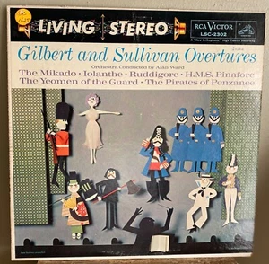 GILBERT & SULLIVAN OVERTURES ORIG 1959 RCA LIVING STEREO LSC-2302 LP NEAR MINT - Picture 1 of 5