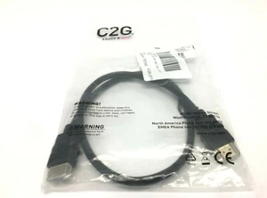 C2G 50607 High Speed HDMI Cable with Ethernet 2ft - Picture 1 of 5