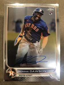 2022 Topps Chrome RONNIE DAWSON #RA-RDA - Auto - RC - A305 - Picture 1 of 2