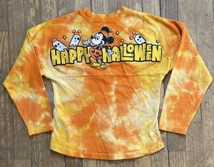 Disney Happy Halloween Mickey Mouse Orange Spirit Jersey Youth Kids Size Small - Picture 1 of 6