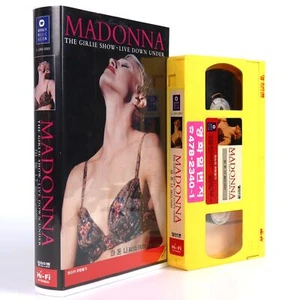 Madonna: The Girlie Show - Live Down Under (1993) Korean VHS [NTSC] Korea - Picture 1 of 6