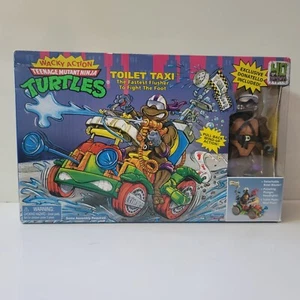 Caja dañada de taxi de inodoro Teenage Mutant Ninja Turtles sin abrir - Imagen 1 de 6