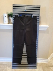Hilary Radley Pull On Ankle Pants, Large, Black, tummy control panel, NWT - Picture 1 of 8