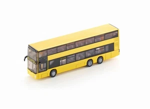 siku 1884, MAN Double-Decker City Bus, 1:87, Metal,Plastic, Yellow, Rubber tyres - Foto 1 di 10