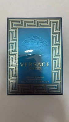 Versace Eros eau de parfum spray para hombres, 3,4 oz (100 ml) caja sellada Foto 1 de 4