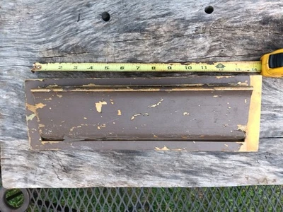 Ranura de correo de puerta grande de latón pesado vintage Foto 1 de 4