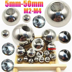 Stainless Steel Drilling Balls Female Thread M2 M2.5-M4 Blind Hole Ball Knob Nut - Picture 1 of 22