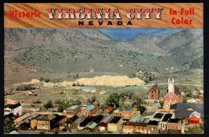 historic VIRGINIA CITY NEVADA in full color * 1953 3rd print with maps photos - Picture 1 of 6